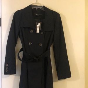 Kenneth Cole black coat New with tags XS